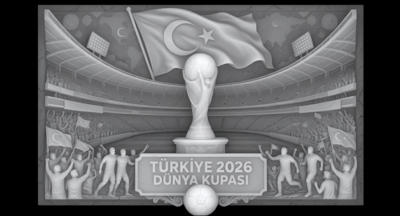 1920 by 1040 grayscale depth map of Sunar’s World Cup composition